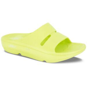 JBU Women's Neon Yellow Slide Sandals